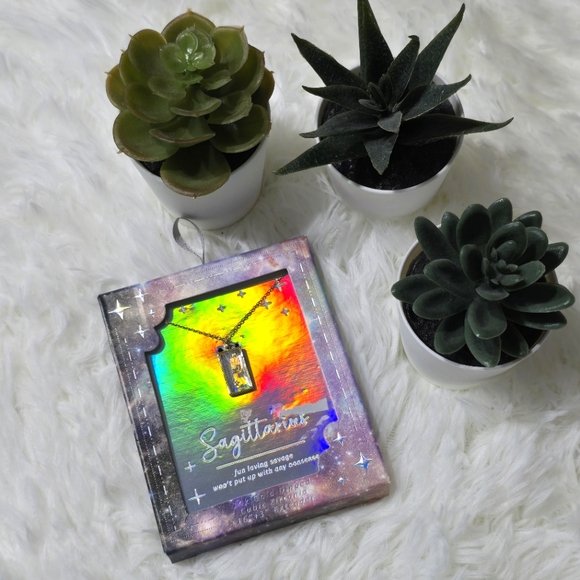 Jewelry - 14k gold dipped Sagittarius necklace.